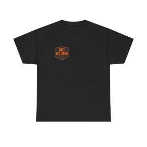 Drummer Logo Tee — NC Drums Badge T-Shirt
